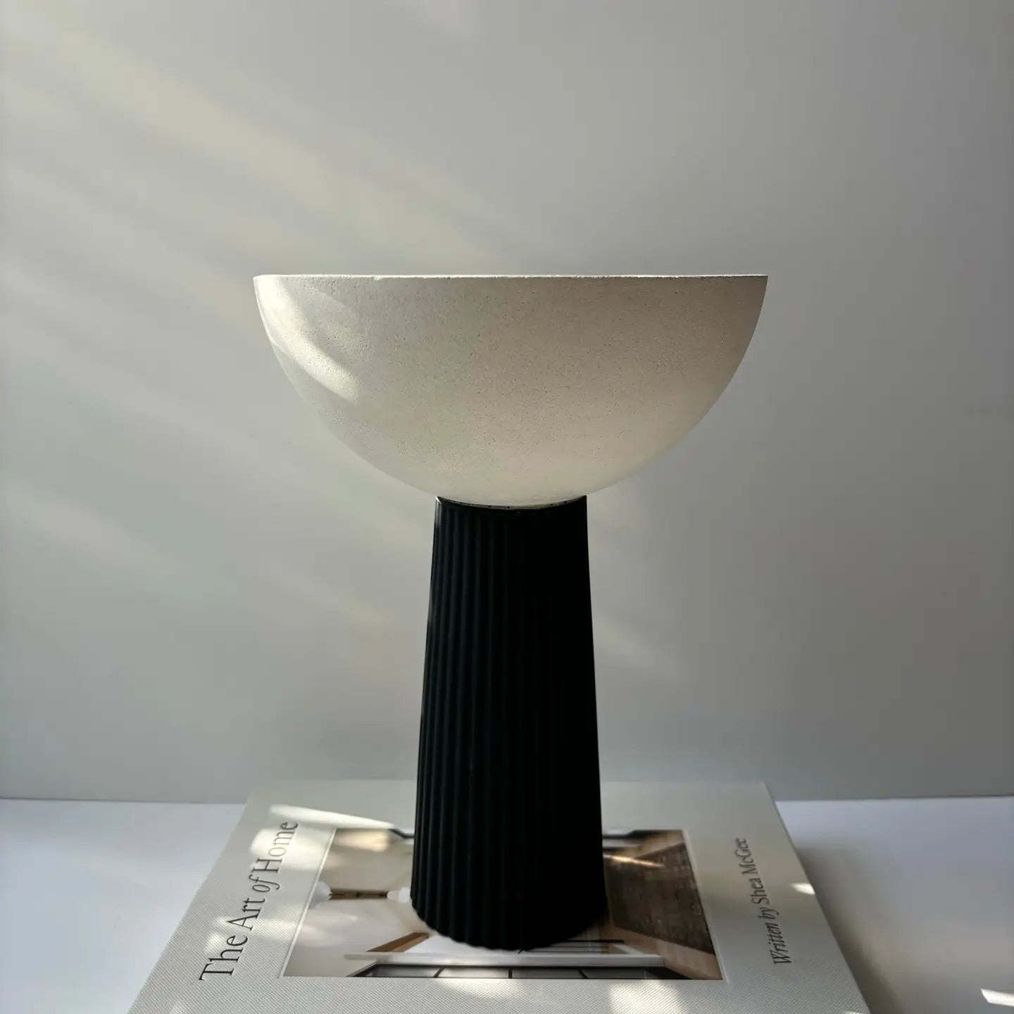 Leo - Pedestal Bowl | Concrete Decorative Bowl